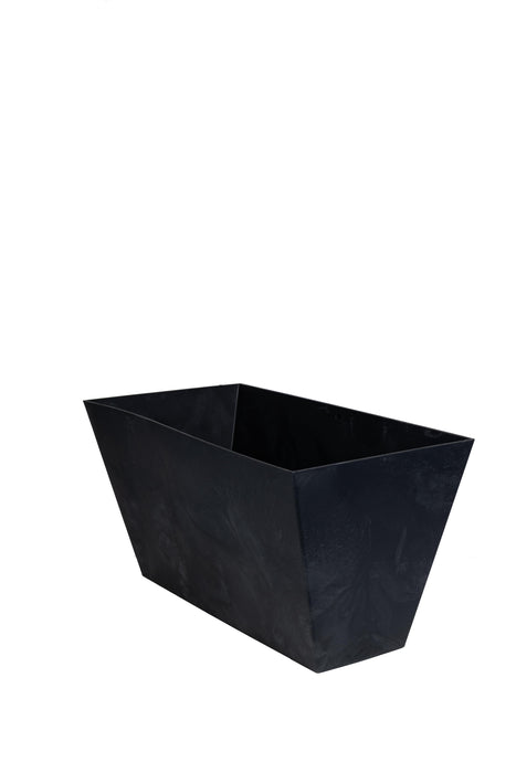 Planters Pride Charisma Large 60cm Raised Plastic Trough Charcoal Grey Plant Pot