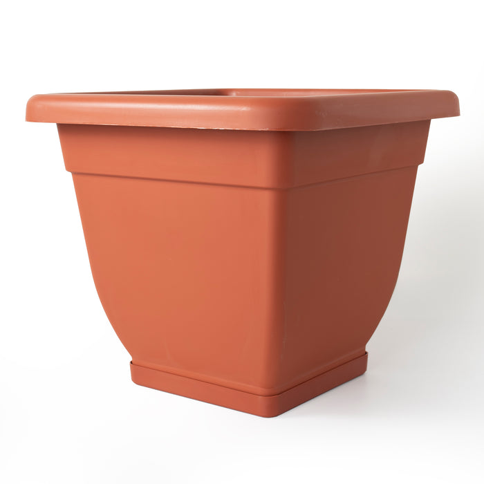 40cm ⌀ x 35cm H Terracotta Large Plastic Planter | Indoor/Outdoor Plant Pot