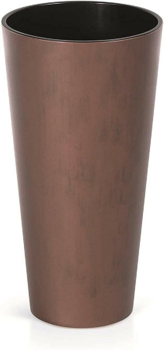 Planters Pride Cyclone Large 57cm Tall Plant Pot Copper 15/27L Plastic Planter