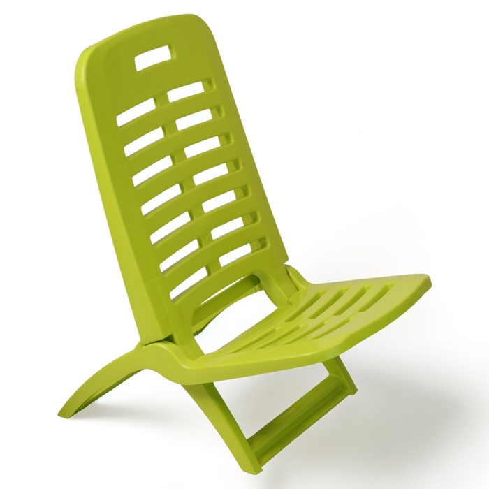 Sunlit Haven 'Crimdon' Folding Beach Chair in Green