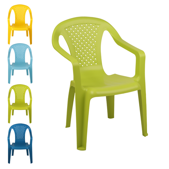 Tots World Children's Chair | Kids Vibrant, Stackable, Durable, Indoor & Outdoor
