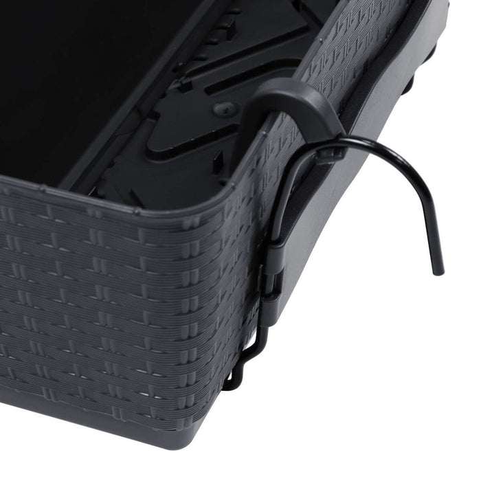 Planters Pride Windo 50cm Plastic Rectangle Window Plant Pot, Anthracite