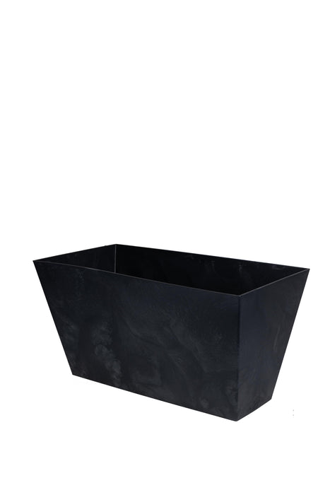 Planters Pride Charisma Large 60cm Raised Plastic Trough Charcoal Grey Plant Pot