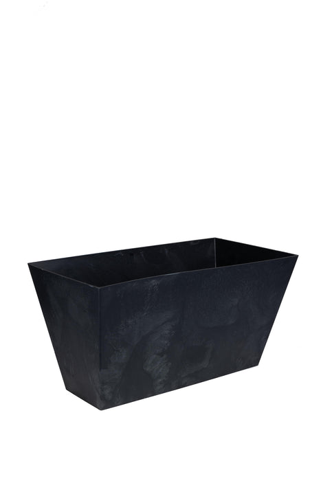 Planters Pride Charisma Large 60cm Raised Plastic Trough Charcoal Grey Plant Pot