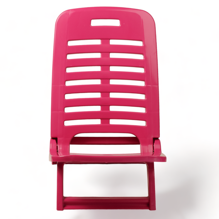 Sunlit Haven 'Crimdon' Folding Beach Chair in Pink