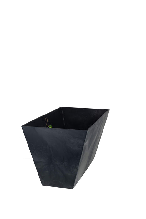 Planters Pride Charisma Large 60cm Raised Plastic Trough Charcoal Grey Plant Pot