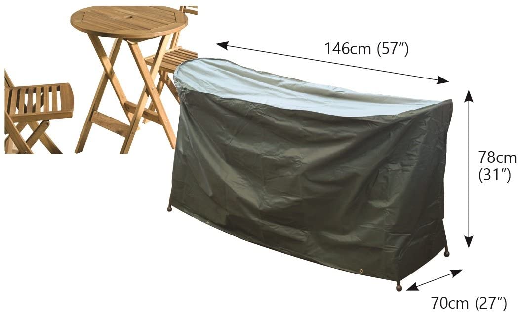 Patio Table & Chair Waterproof Cover - 146cm x 70cm x 78cm Waterproof Furniture