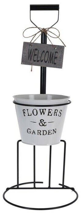 Flower Pot On Stand Decorative Raised Plant Pot Flower Display Fork Chic Design