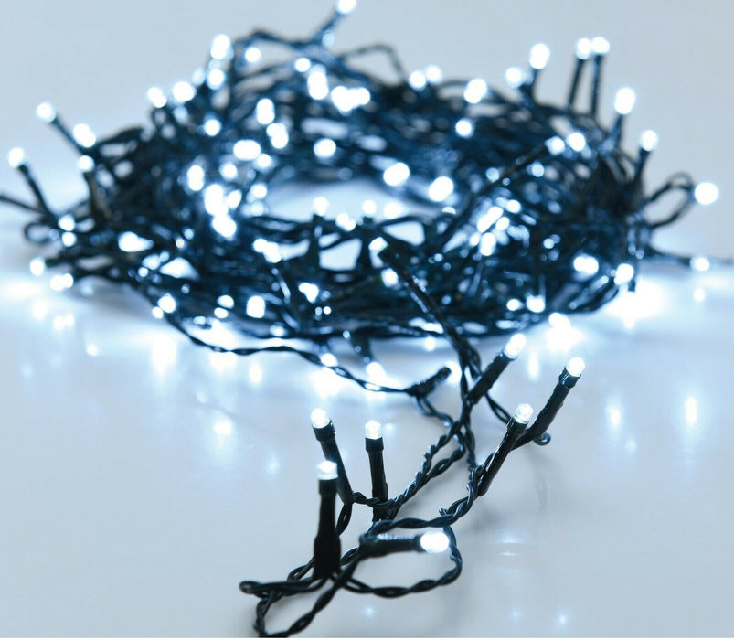 192 White Led  String Lights Indoor Outdoor Battery Operated 14.5 Meter
