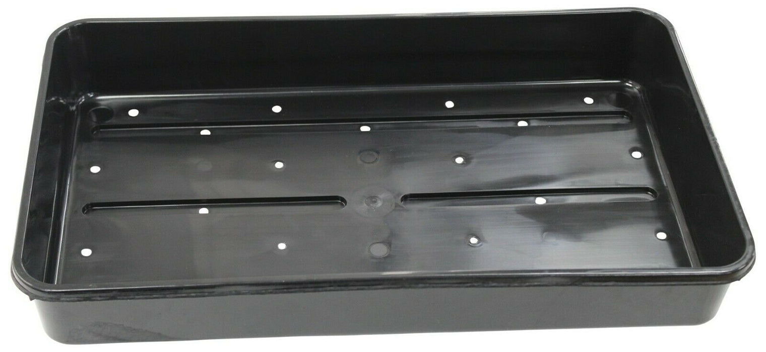 Large Seed Trays Drainage Holes Pack Of 6 Strong Deep & Reusable For Many Season