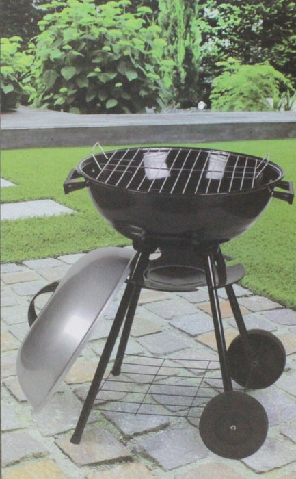 Portable Round Kettle Charcoal Grill BBQ Kettle Charcoal BBQ 41cm Grill