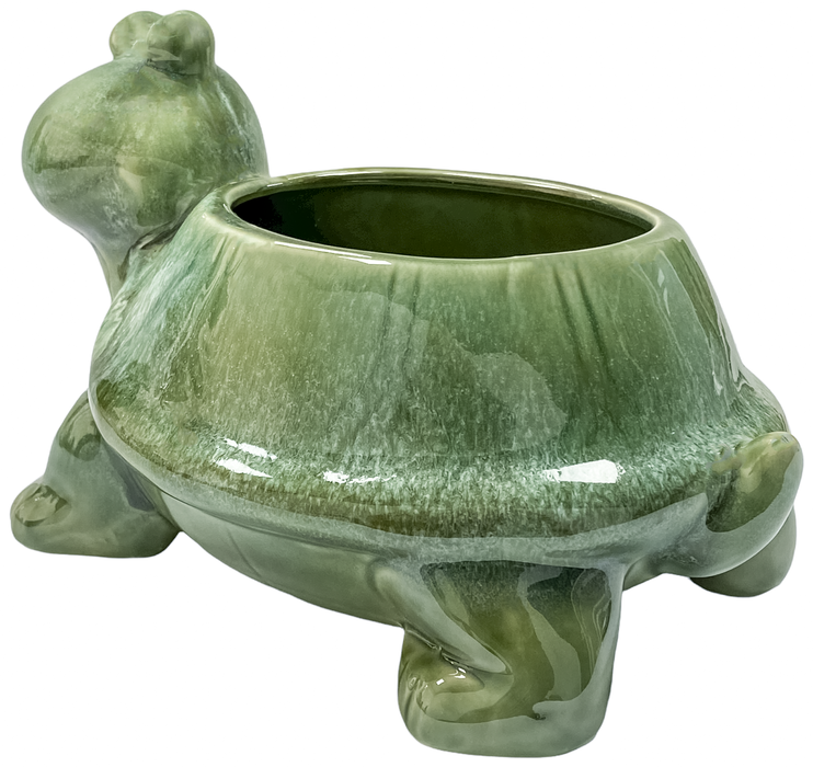 Tortoise Flower Pot Plant Pot Ceramic Animal Shape Planter Home Garden Ornament