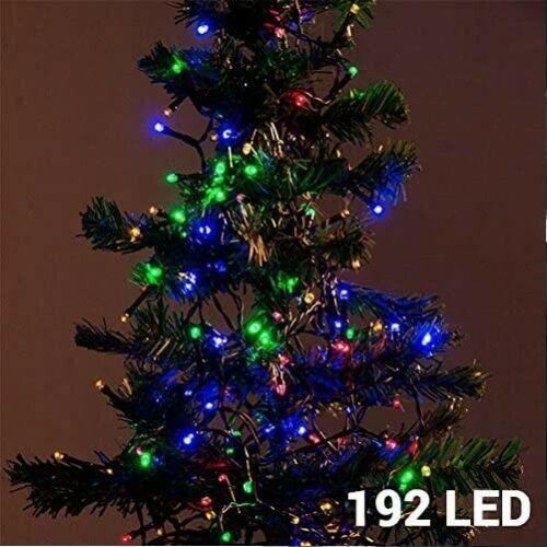 192 Multi Coloured Led  String Lights Indoor Outdoor Battery Operated