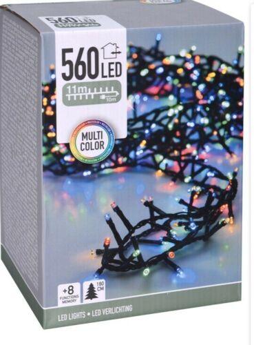 560 Coloured Led  Fairy String Lights Indoor Outdoor Cluster Lights